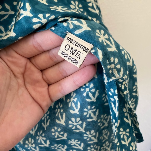 Irving & Fine Embroidered Split Neck Cotton Tunic - Picture 7 of 8